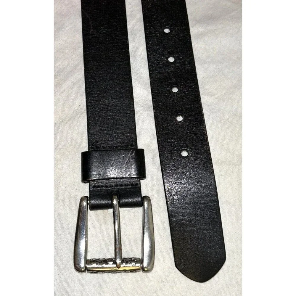 Fossil Black Genuine Leather Women's‎ Belt, Small, 36 1/2x1 3/8